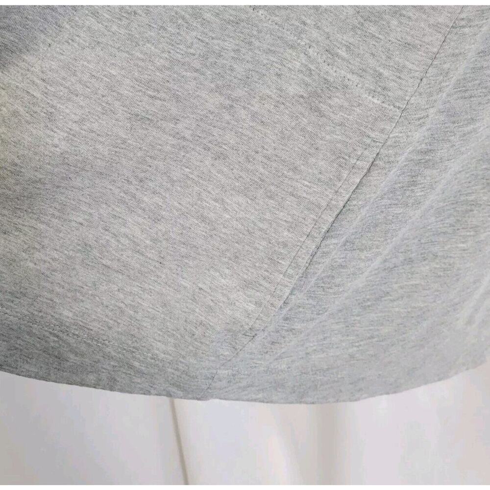 Pure Jill Gray Cotton Modal Blend Knit A Line Tunic Top With Pockets Size Large - Picture 4 of 8